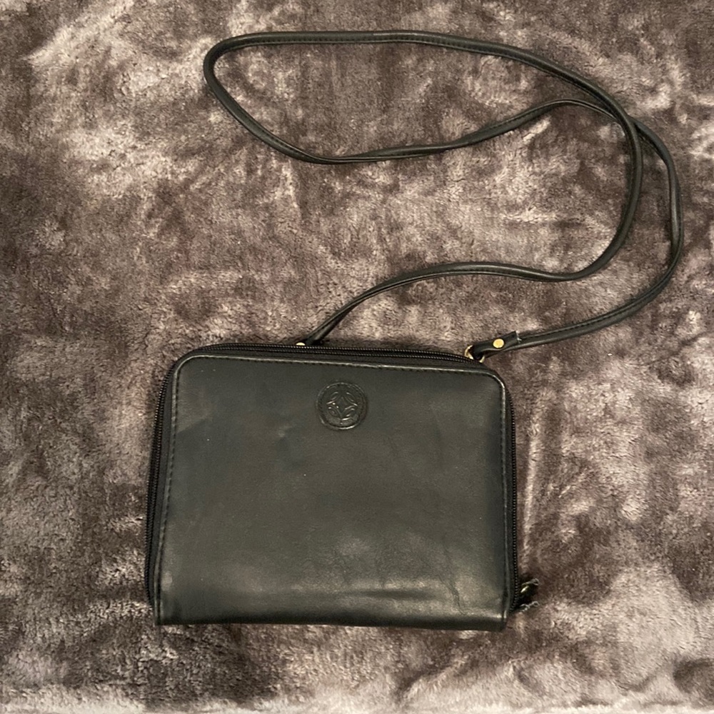 Michael Stevens Black Crossbody Planner